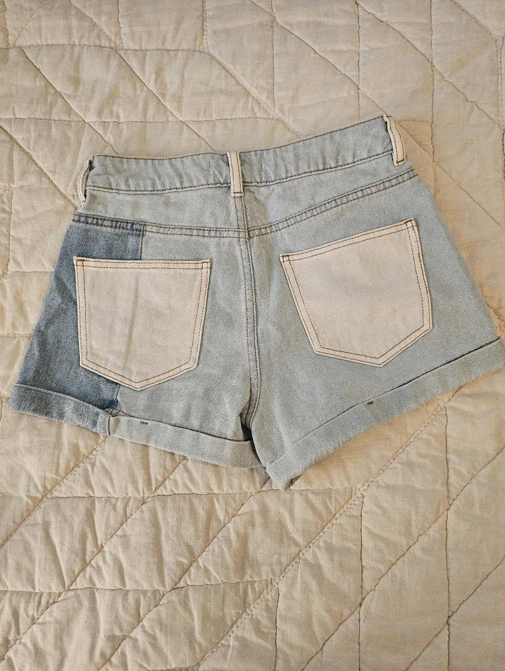 PacSun Color Blocked Mom Shorts- Size 25 - Picture 2 of 9